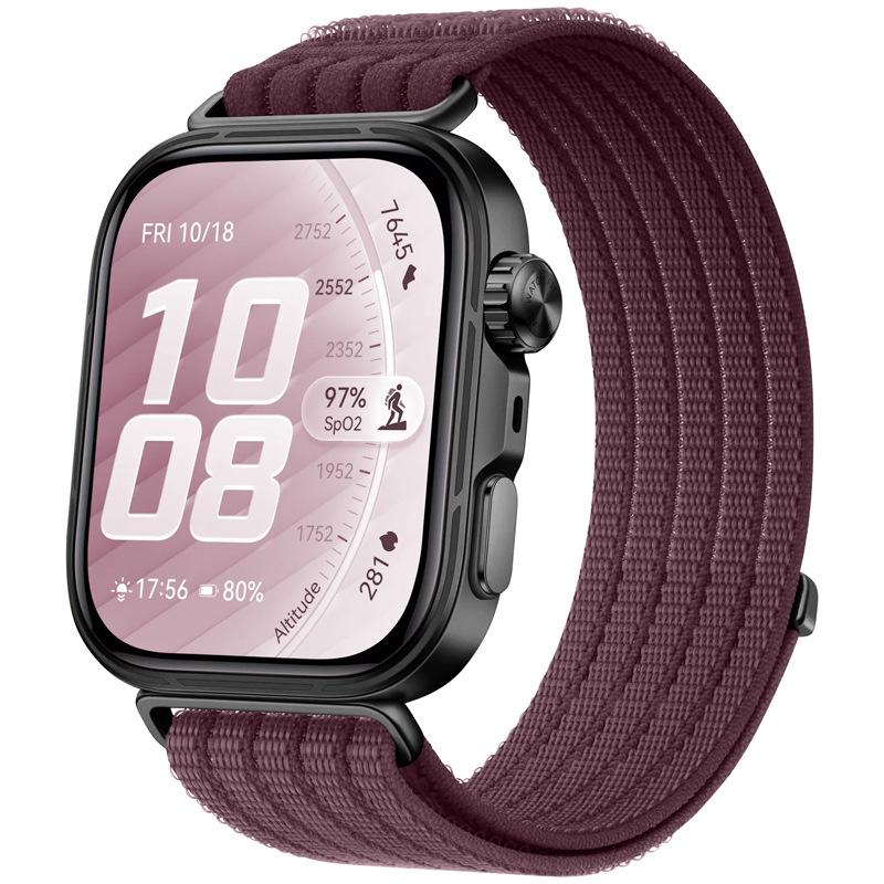 Pulseira de Laço Trançado de Nylon Para Huawei Watch Fit 5/Fit5 Pro Esportiva Confortável Respirável Pulseira de Pulso Para HUAWEI Fit 4Pro 4 3 Pulseira de Tecido