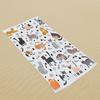 Serviette de plage Kawaii Chat Miaou Imprimé Plat Peau de Pêche Serviette de Bain Animale Drôle Vacances d'Été Serviette de Plage Sans Sable Couverture de Natation de Voyage