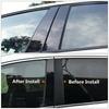 6pcs/set Car Pillar Posts Door Window Trim Cover Stickers Decal for Hyundai Azera/Grandeur 2018 2019 2020 2021