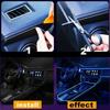 1M/2M/3M/4M/5M Multicolor LED Atmosphere Car Interior Flexible Neon LED Decorative Light EL Wiring Neon Strip For Auto DIY Party
