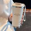 Large Capacity Coffee Water Cup 304 Stainless Steel Filter Tea Bottle 560ML Drinking Cup  Cycling