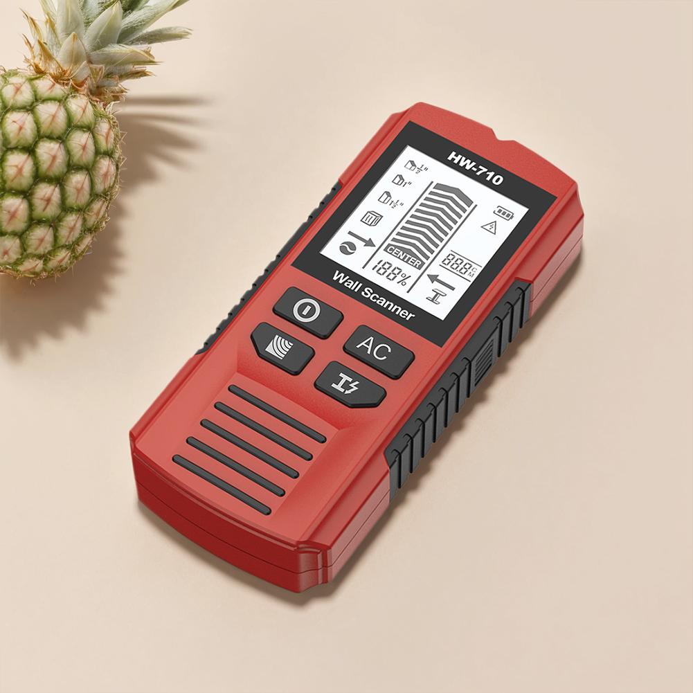 6-in-1 Stud Finder Wall Scanner Green Backlight Stud Locator Wall Detector for Detecting 1-1/2 Inch Drywall Stud Center