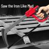 Multifunctional Mini Hacksaw Frame with High-Speed Blade for Woodworking