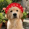 Cartoon Print Cat Bucket Hat Adjustable Pet Sun Cap Cute Dog Fisherman Hat  Small Dogs Cats