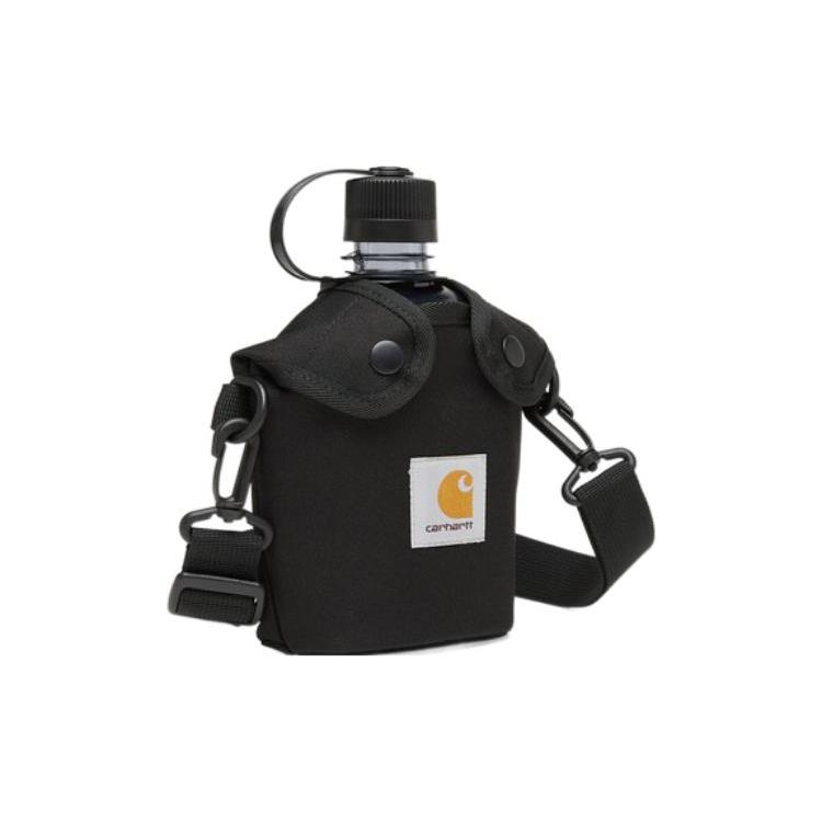 New Carhartt WIP Polyester Water Bottle Bag Shoulder Bag Crossbody Bag Men's Black I031969-89-XX-199