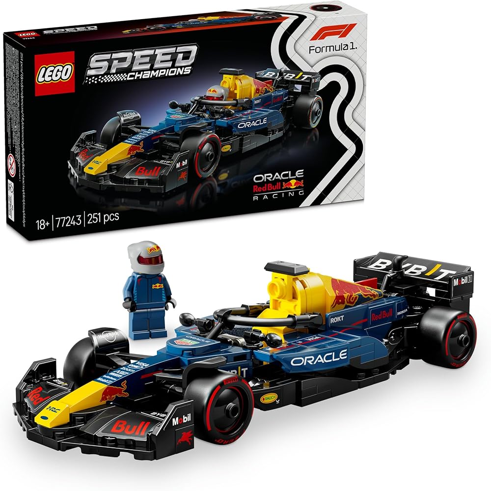 

LEGO Speed Champions Oracle Red Bull Racing RB20 F1 Race Car Toy Building Blocks for Kids and Adults 77243