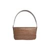 Manu Vintage Commuter Fashion Leather Tote Bag Medium Women Tote Bag Gray-Brown 22CAMNSTPDMED