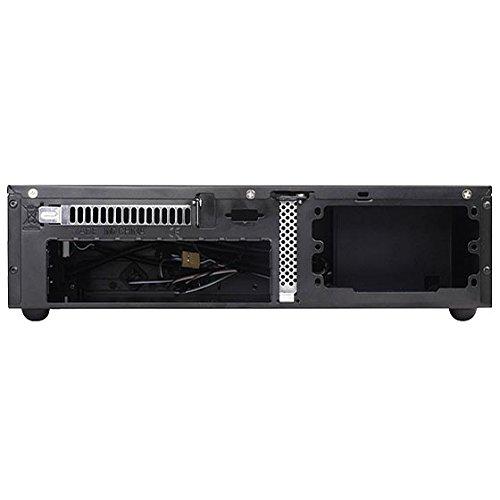 SilverStone Milo Series Mini-ITX HTPC Case SST-ML05B (Black) - Space-Saving and Expandable