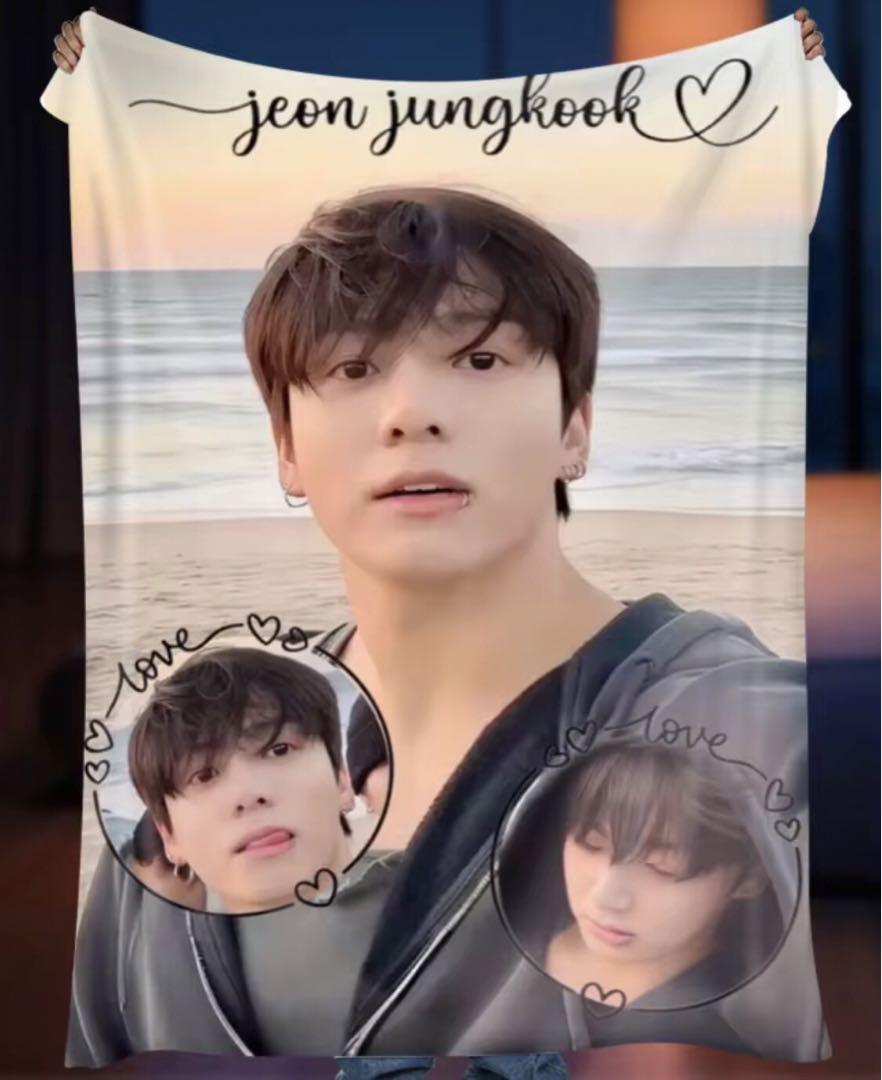 

[Б/У] Комплект. НОВЫЙ!! BTS Bangtan Boys Чонгук Одеяло