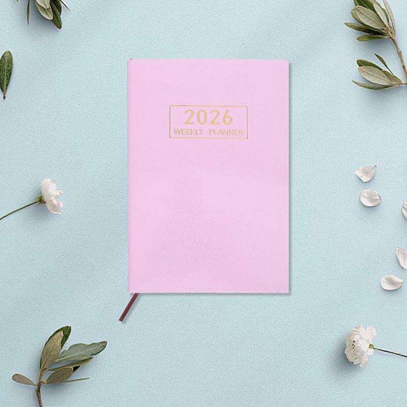 2026 Plan Notebook Weekly Planner Journal with PU