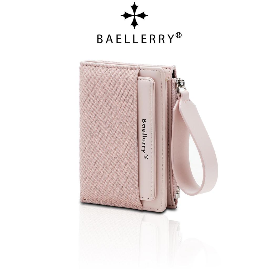 Women's Fresh Korean Style Short Wallet - Fashionable and Versatile Small Zipper Coin Purse