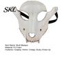 Breathable Skull Face Masque Halloween Sheep Head Masque, Full Cosplay Accessory, Animal Design Realistic Scary for Masquerade Party Spooky