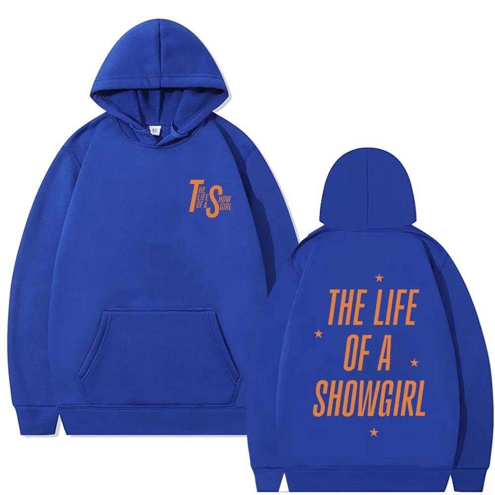 The Life of A Showgirl Album Merch Hoodie Men Women Fashion Oversized Pullover Unisex Vintage Casual Fleece Sweatshirt