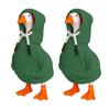 2Pcs Mini Goose Hoodie 7 Inch Desk Goose Outfit Tabletop Goose Statue Costume for Magnetic Goose Figurine Key Holder Table Decor
