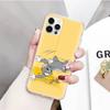 JT49 Tom and Jerry Transparent Case for Samsung A04 A14 A23 M33 M53 Realme 10 9 C35 C55 VIVO Y02 X80 Infinix Hot 30 Note 11 Tecno Spark 8P Pro