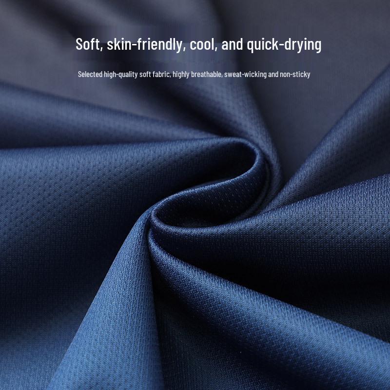 Men's Quick-Dry Short-Sleeve Sportswear Set for Summer Running and Fitness