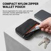 Slim-style Waterproof Nylon Small Wallet, Multi-functional Card Holder, Keychain, Women's Coin Purse