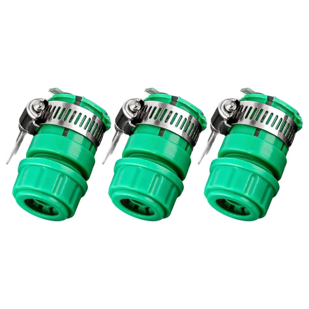 Green ABS Quick Connect Water Hose Faucet Adapter 1/2 3/4 Inch For Washing Machine Sink General Plumbing Connector