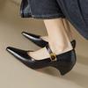 Fashion 2025 New Spring Women Shoes High Heel Fashion Mary Jane Pumps Elegant Comfortable Summer Pointed Casual Shoes Woman Size 34-40