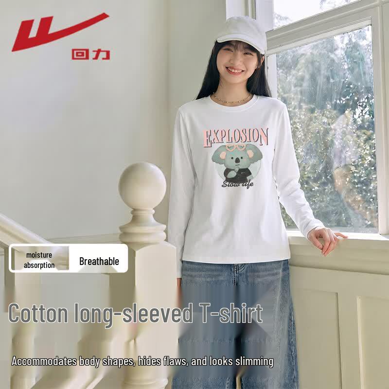 Warrior Women s Round Neck Long Sleeve Cotton T-Shirt S