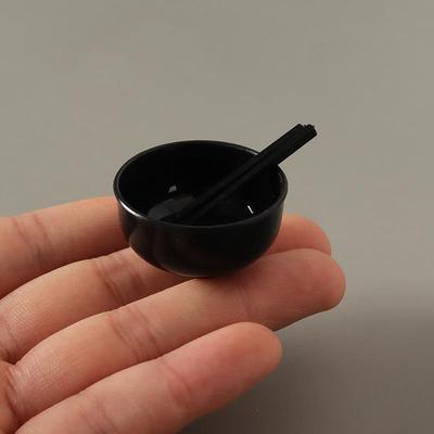 1:12 Dollhouse Mini Egg Frying Pan Kitchenware Model Dollhouse Kitchen Scene Accessories Children Pretend Play Toys Kit