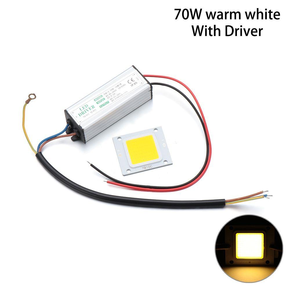 For Flood Bulb Lamp Light Source LED COB Chip 10W 20W 30W 50W 70W 100W with Power Supply Driver