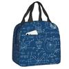 Chemistry Teacher Periodic Table Insulated Lunch Tote Bag for Kid Science Lab Tech Portable Thermal Cooler Food Lunch Box School