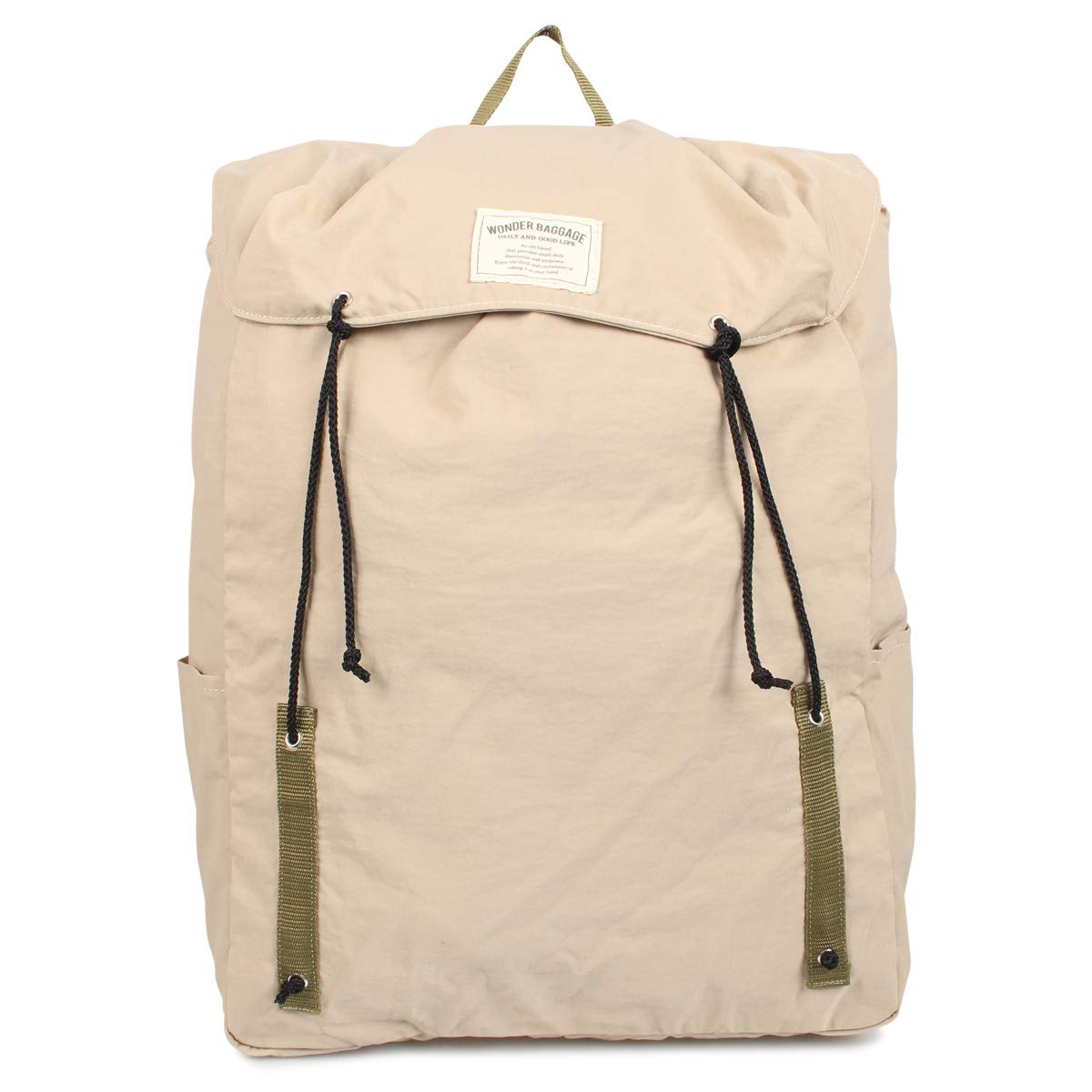 

WONDER BAGGAGE Backpack SUNNY DRAW STRING PACK Beige