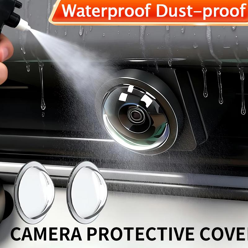 2 PEZZI Protezione Lente Fotocamera Auto Avanzata Anti Graffio Copertura Fotocamera Posteriore Retrocamera Anti Graffio Impermeabile Antipolvere Accessori Auto