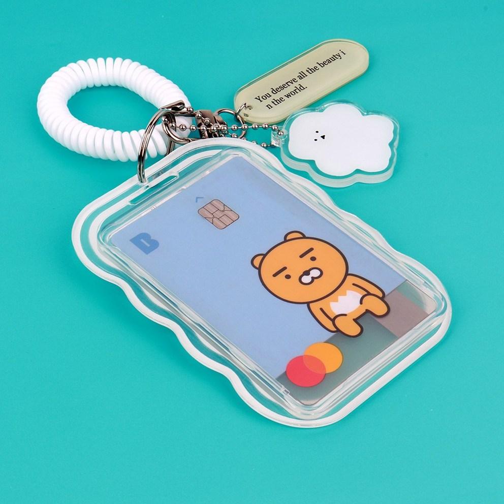 Gurumi Poka Holder Idol Top Loader Photocard Transportation Card Student ID Keychain