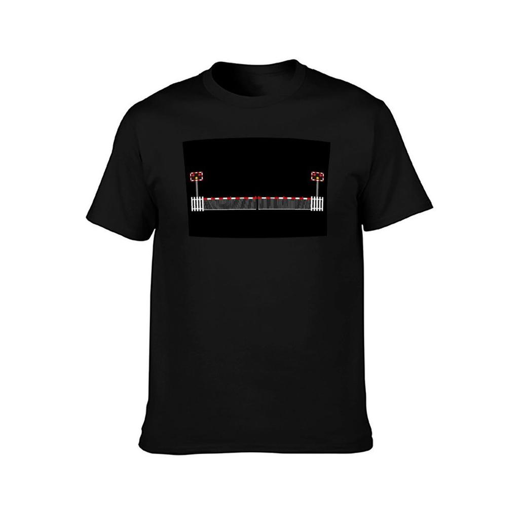 UK RAILWAY LEVEL CROSSING TShirt Plus Size Comfort Fit Tee