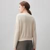 Comen Boca Women's 2025 Winter Cashmere Cable Knit Cardigan