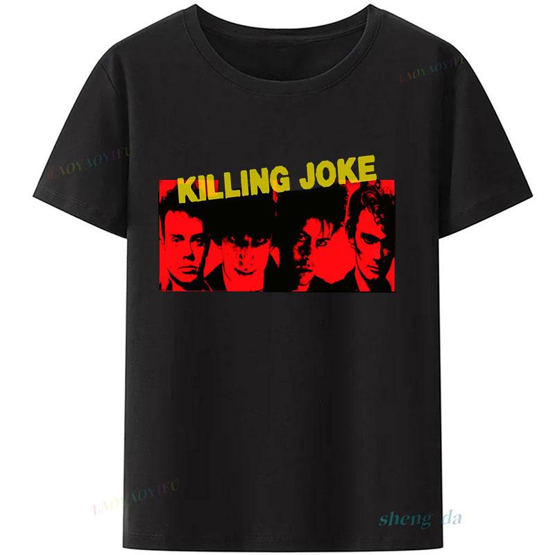 Camisetas Killing Joke Gun Nun Punk Rock Band Music Funny Gift T Shirt 80s 90s Vintage Style Polyester Cheap Unisex Clothes