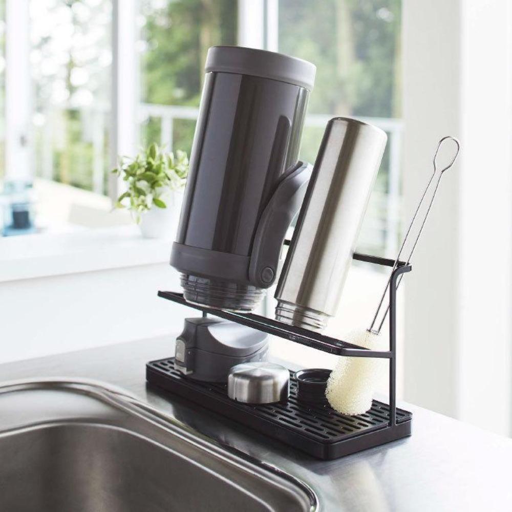 Removable Coffee Cup Drain Holder Double Layer Mug Organizer Durable Bottle Drying Rack  Home