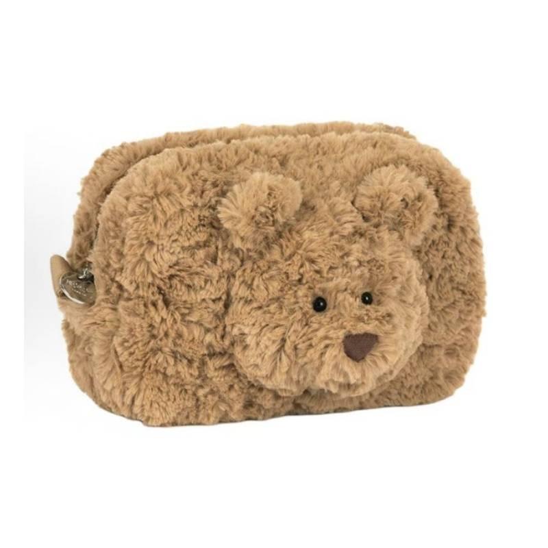 Jellycat Bartholomew Bear And Penguin Plush Pen Case For Childrens Birthday Gift