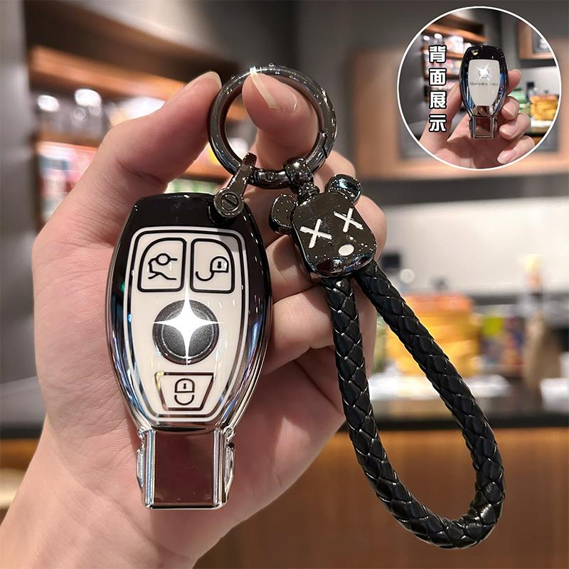 Fashion  Car Remote Key Case Cover Shell For Mercedes Benz A C E S G Class GLC CLE CLA GLB GLS W177 W205 W213 W222 X167 AMG A1