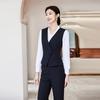 Tluoman Women's Professional Vest & Flared Pants Suit