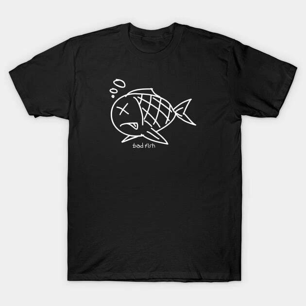bad fish Made in Australia T-Shirt L