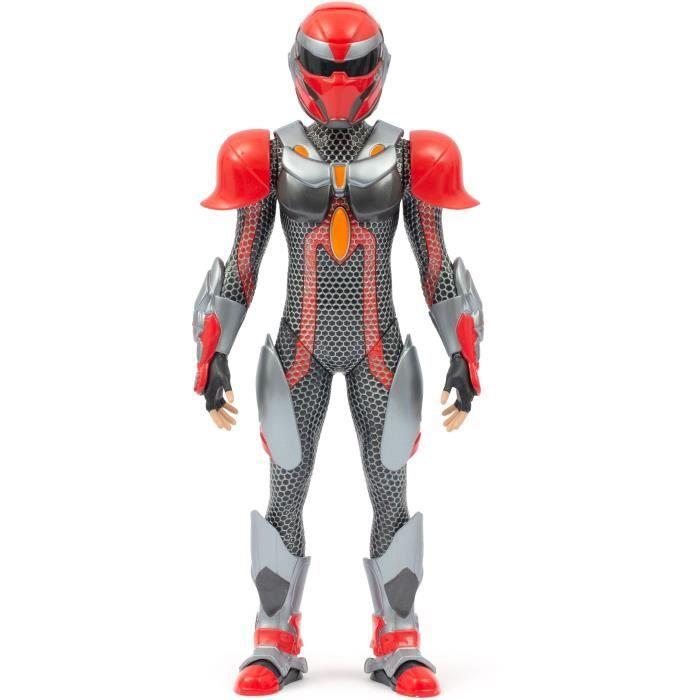 Figurine Articulée - GORMITI - Scion Avec Armure Modèle Feu - 27 Cm - À Partir De 4 Ans - GRV034