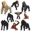Cross-border Children's Educational Orangutan Model Toy: Handcrafted Static Chimpanzee Ornament
