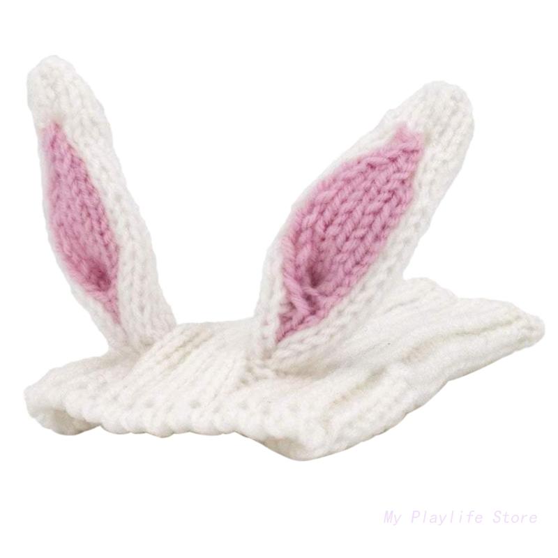 

Смешная шапка для кошек Вязаная шапка Костюм для питомца Рождественский косплей Теплый головной убор Собаки Шапки Щенки Кошки Аксессуары S