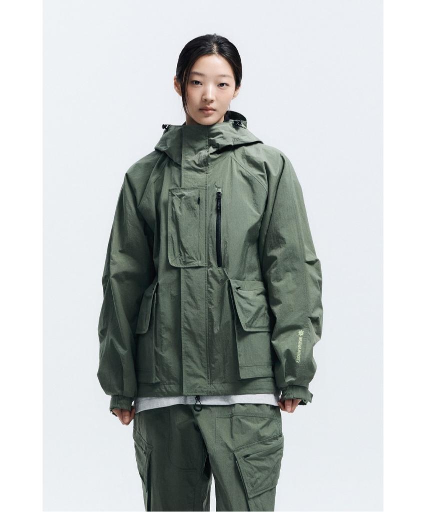 Kolon Sport Wm Unisex Ripstop Fishing Utility Jacket 8Ujjs26105Kha