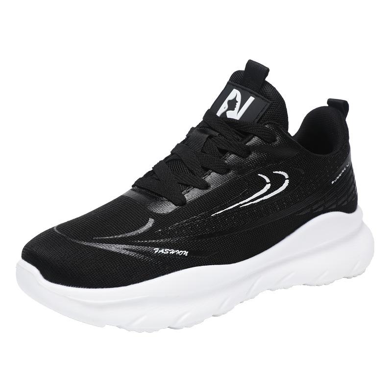 Douyin live stream running shoes, new fish silk mesh breathable running shoes, ultra-light soft-soled casual sports shoes, single shoes