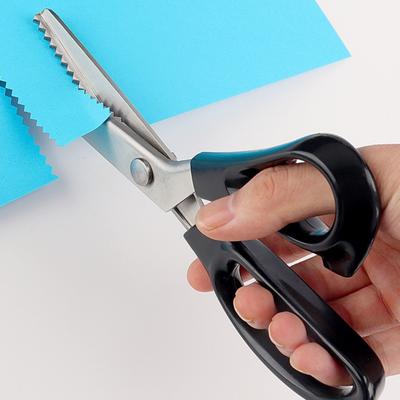 Triangle Serrated Edge Stainless Steel Pinking Shears Professional Sewing Scissors  Dressmaking