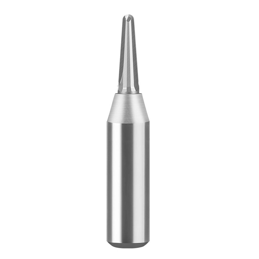 Woodworking Milling Cutter TCT Carbide 1/2 Shank Round Bottom V-Groove Router Bit For Furniture And Decorative Woodwork