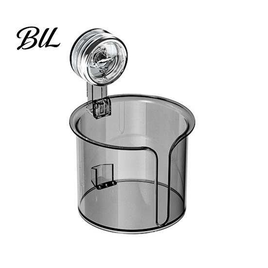 No Drill Tissue Box Wall-Mounted Roll Paper Holder with Vacuum Suction Sealed Container Cup Easy Installation Organizer for Bathroom Storage