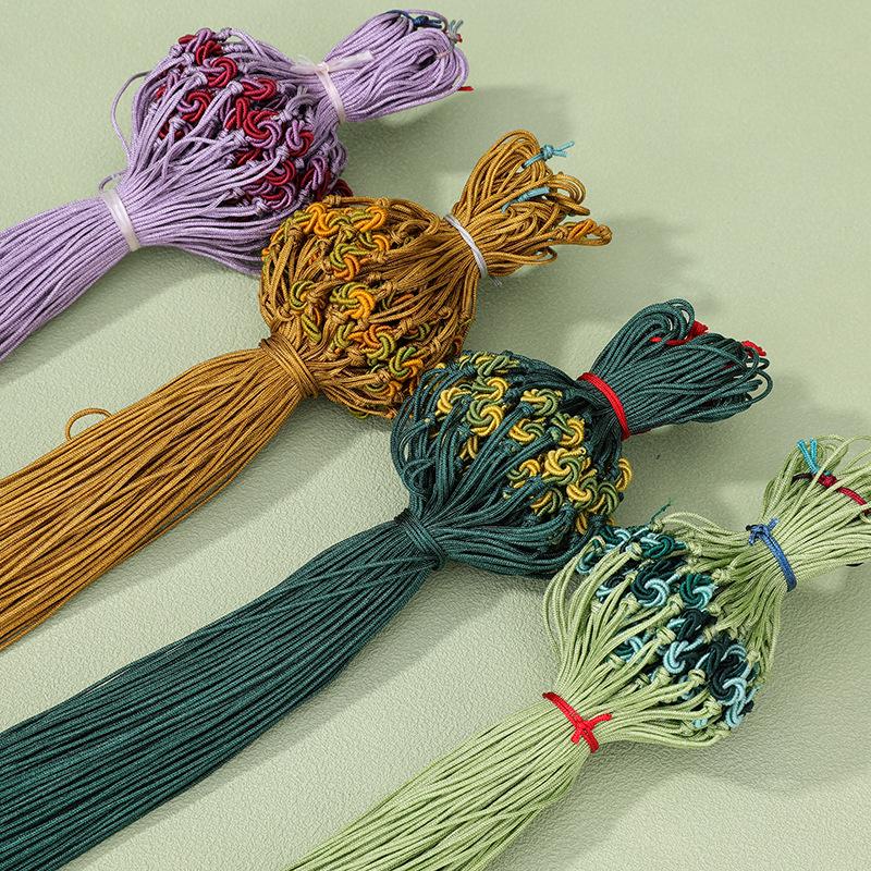 Mandala DIY Mini Phone Strap Weaving Kit - Small Chinese Knot Lanyard Accessories