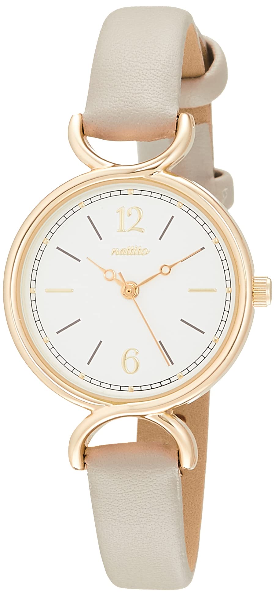 

Fieldwork Analog Ist Watch, Gold with Leather Strap, ASS161-3, Women s, Gray
