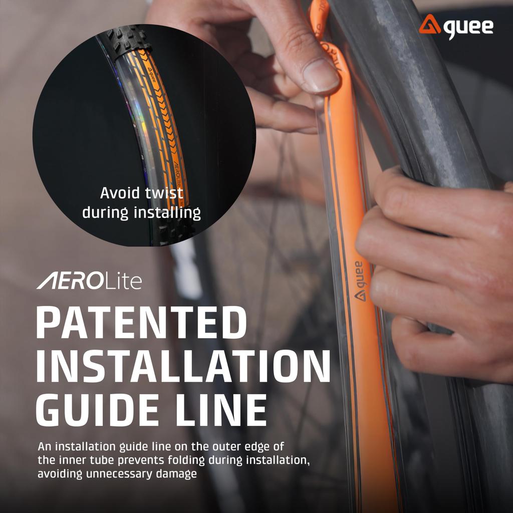 GUEE Aerolite MTB TPU Inner Tube, Ultralight, 29 x 1.9/2.35 40mm