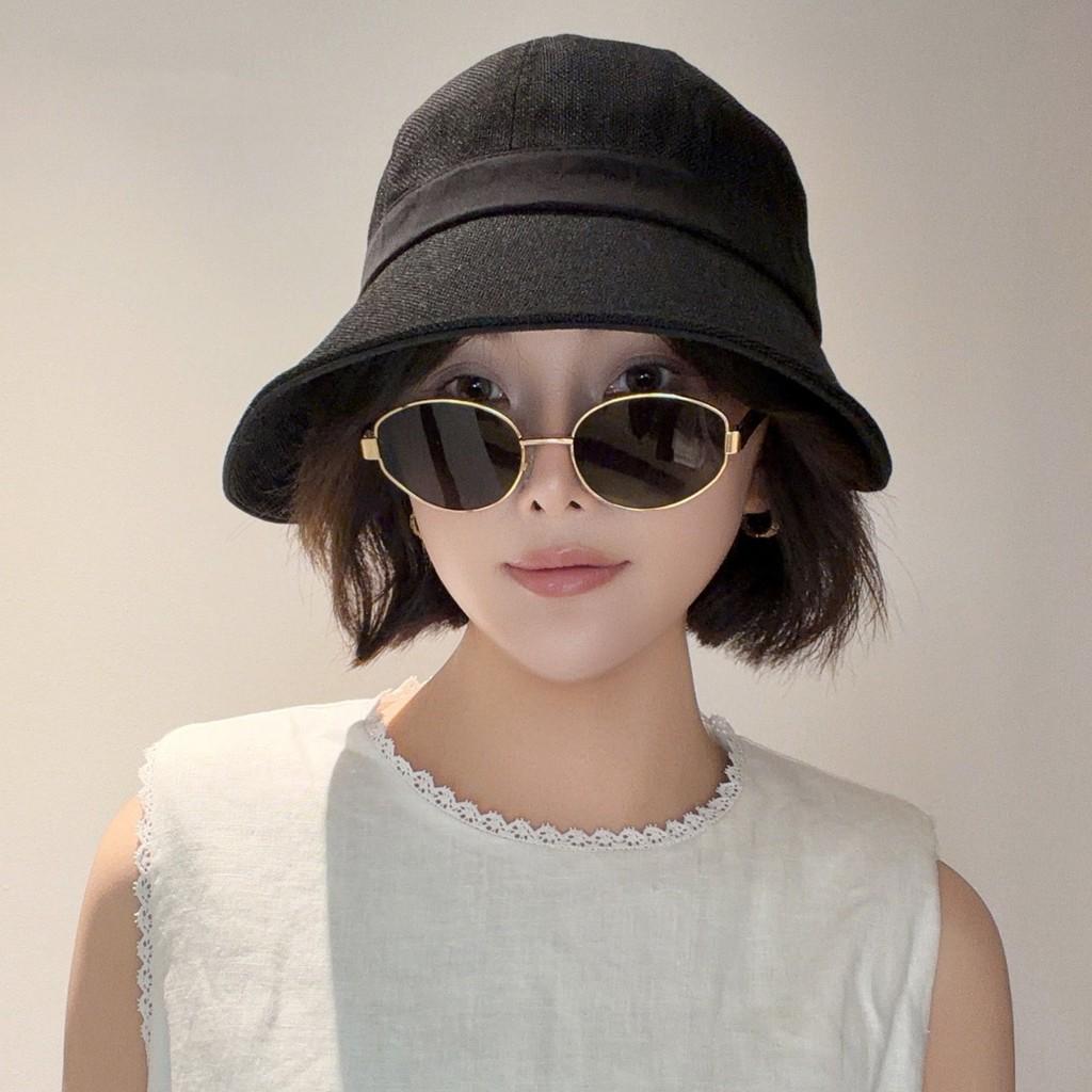 Linen Fisherman Hat Summer Sun Hat With Large Brim For Outdoor Beach And Hiking